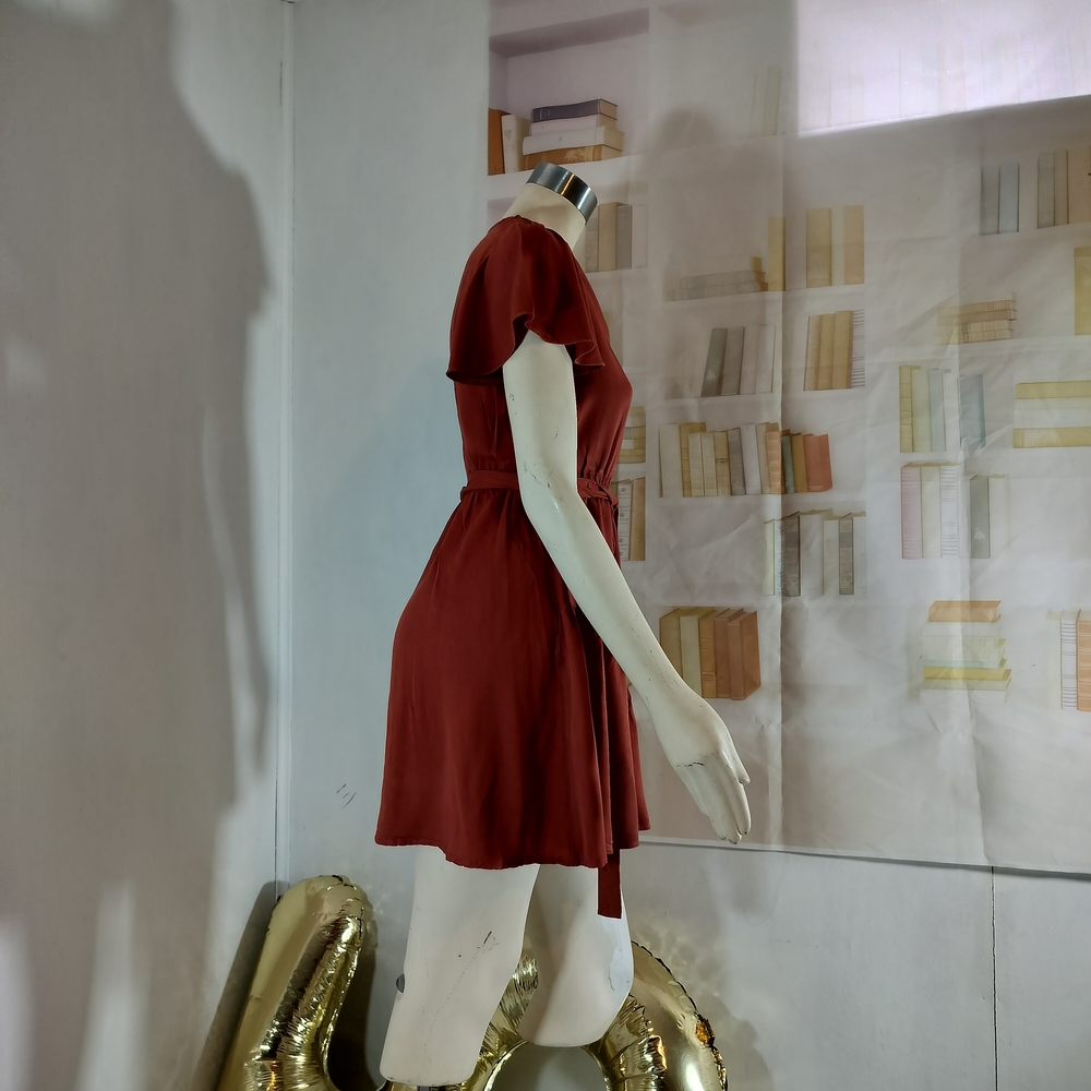 SHEIN Rust Mini Dress - Picture 2 of 5